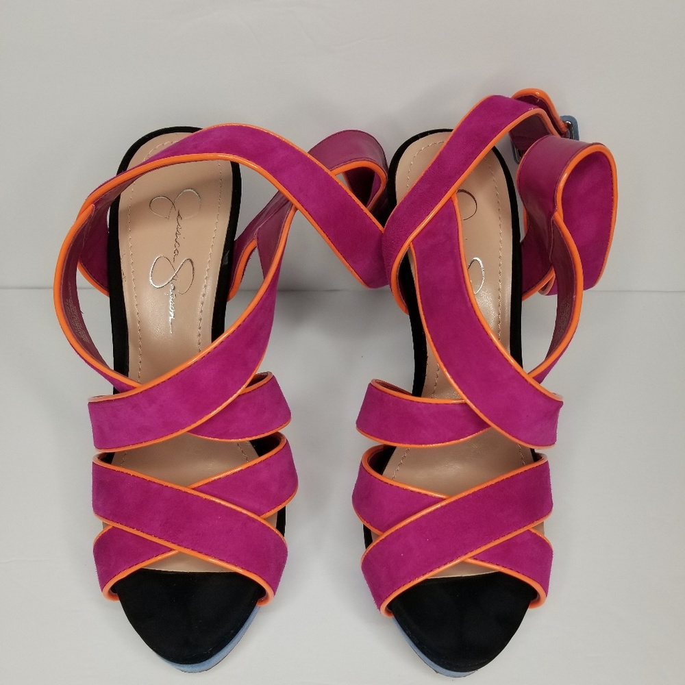 Jessica Simpson Colorful Suede Sandals